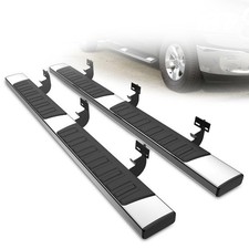 2pcs Step Bars Stainless Steel Polished Abs For Ram 1500 2500 3500 Classic Cab