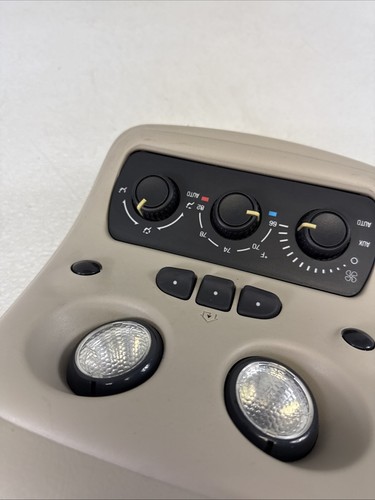 00-06 Chevy Silverado Tahoe GMC Yukon Overhead Climate Console OEM Beige TESTED - Picture 9 of 12