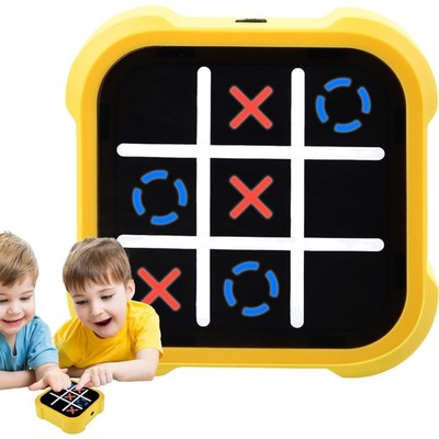 Elektronisches Tic Tac Toe Spiel für Kinder & Erwachsene - 3-in-1 Spielkonsole
