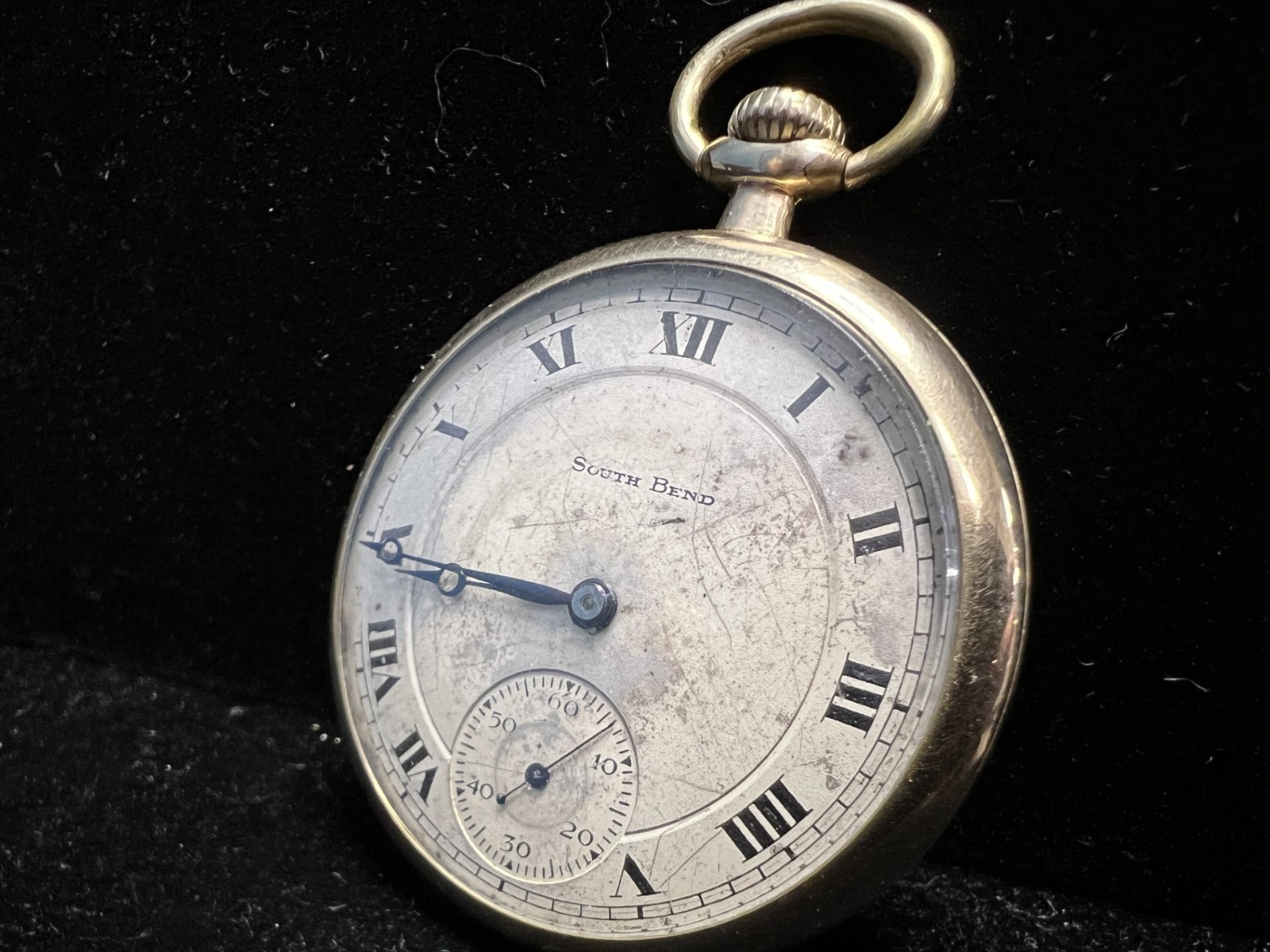 1919 South Bend 15J Grade 407 12S Gold Filled Pocket Watch Runs and keeps time