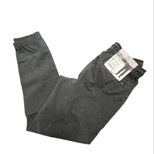 Hurley Pacer Stretch Twill Jogger Black Pant Men Small Tapered Fit Water Resist