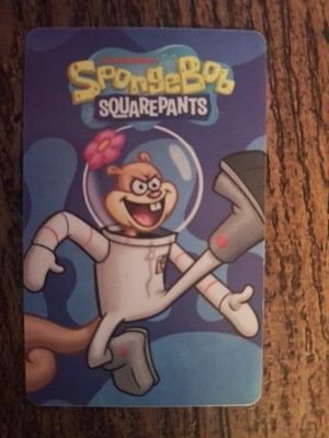 SpongeBob SquarePants Arcade Coin Pusher Trading Card Sandy Cheeks