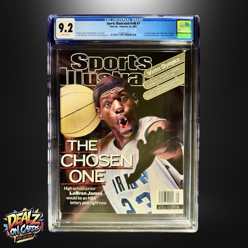 Lebron James Rookie Season Sports Illustrated Chosen One Newsstand CGC 9.2