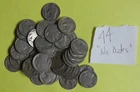 Lot (44) Buffalo Nickels... "no date" nickels... mostly (P) mint (2 S and 4 D)