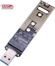 M.2 NVME USB 3.1 Adapter, M-Key M.2 NVME to USB Card Reader USB 3.1 Gen 2 Bridge