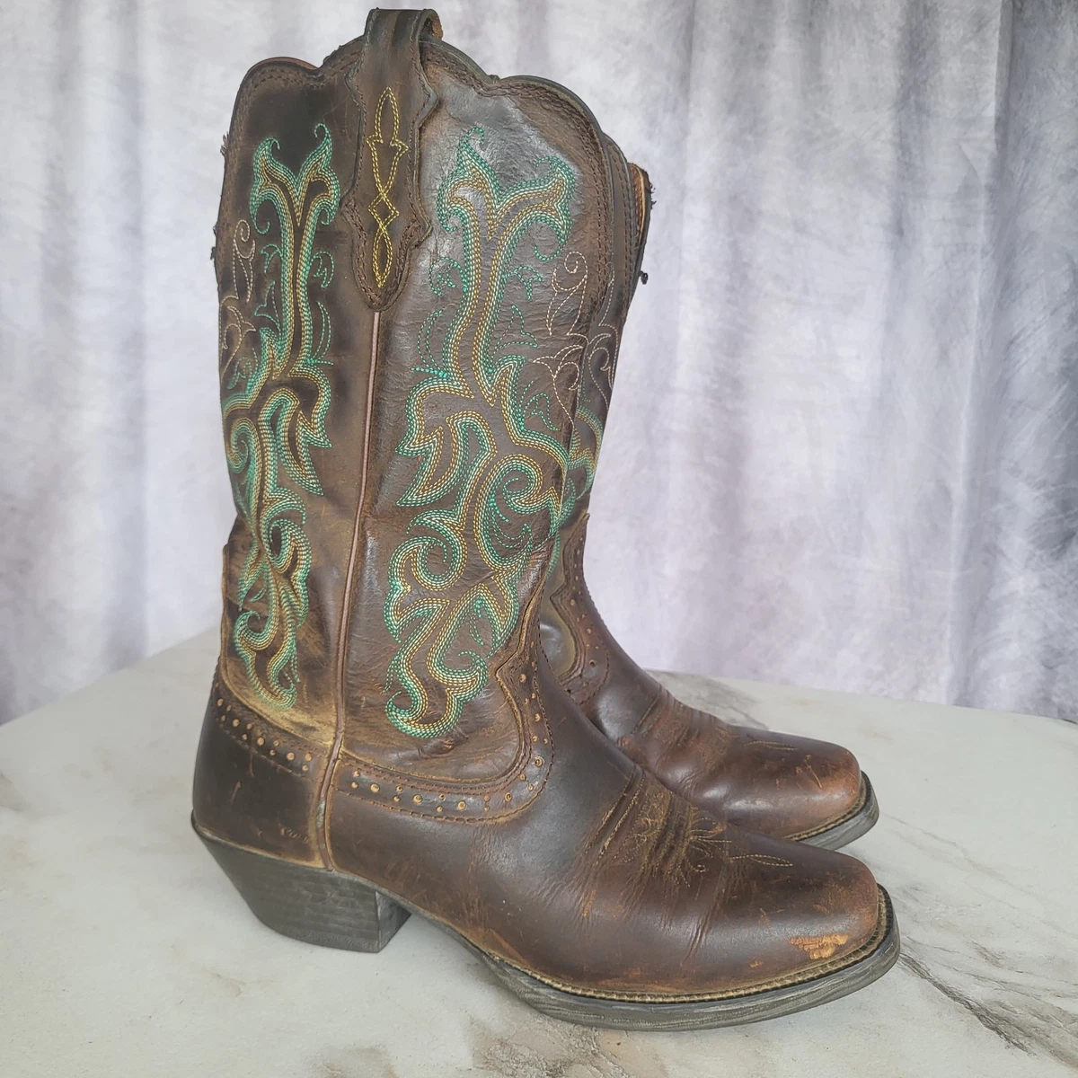 Justin Boots Embroidered Western Boots for Women for sale | eBay