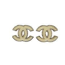 Chanel Coco Mark Earrings Women Gold One Size 680081