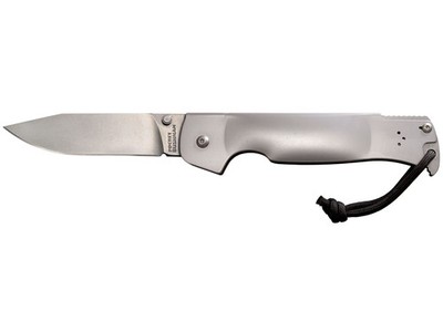 Cold Steel Pocket Bushman Pocket Knife 4.5'' Drop Point 4116 Krupp Stonewashed
