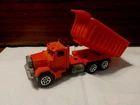 HOT WHEELS Vintage 1979 PETERBILT RED Working DUMP TRUCK MADE IN MALAYSIA Nice☆☆