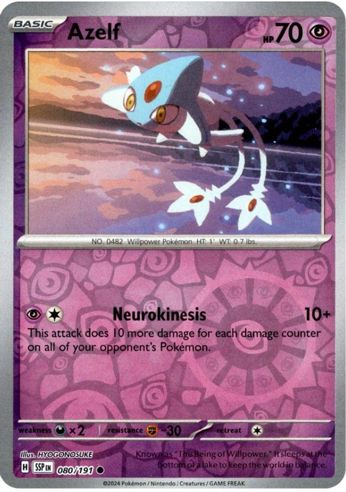 Azelf Reverse Holofoil [SSP - 080/191]
