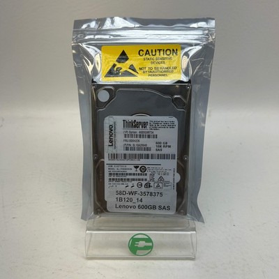 Lenovo 2.5-inch SFF AL15SEB060N 600GB SAS 12.0 Gbps HDD FRU00XH236