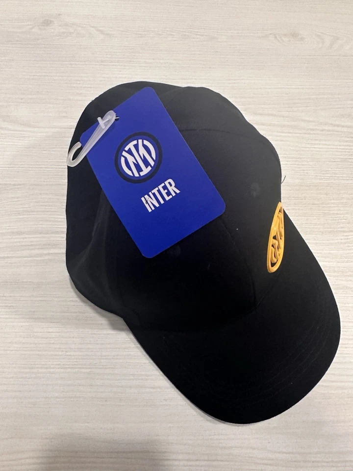 Cappello Fc Inter Visiera Cotone Ricamato Originale Ufficiale Internazionale - Immagine 3 di 4