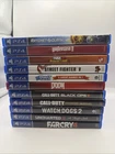 PS4 Game Lot of 11 Games