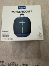 Brand NEW: Ultimate Ears WONDERBOOM 4 Wireless Bluetooth Speaker (Blue)