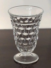 1-Fostoria American Clear Glass Cube Pattern ...
