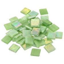 260pcs Mosaic Tiles, Micro Glass Tiny Mini Mosaic Tile DIY Pale Navy Blue