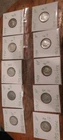 90% Silver Mercury Dimes Lot Of 10 XF 1934-1945 10c Excellent Condition
