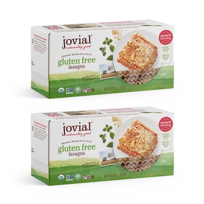 Lasagna Noodles Gluten Free Brown Rice Whole Grain Dairy Free 9 Oz 2 Pack