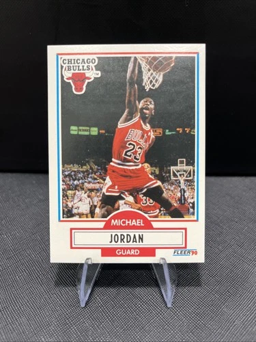 1990 Fleer #26 MICHAEL JORDAN 🔥 Chicago Bulls HOF