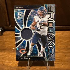 2024 Panini Spectra - Brilliance D.J. Moore #BRI-DJM Neon Blue Prizm /50 (MEM)