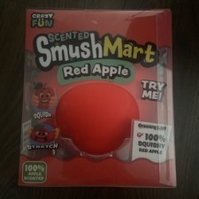 New RMS Crazy Fun SMUSH MART RED APPLE Scented Squishy Fidget Toy