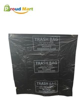 Whittco Heavy Duty Construction Trash Bags Black Fits BigBelly 2.5 Mil 50 Count