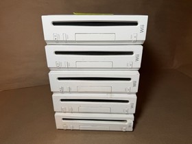 Lot Of 5 Nintendo Wii RVL-001 Consoles Only | AS IS FOR PARTS