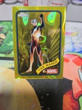 2025 Topps Chrome Marvel The Maker Yellow Lava Refractor #74