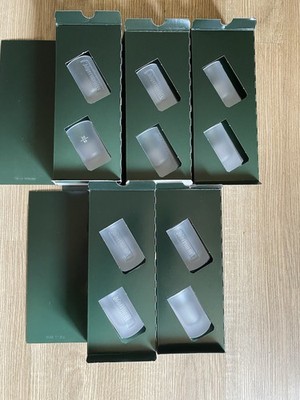 Jägermeister Shotgläser 10 Stück - Milchglas - Original und Neu