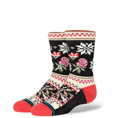 Stance Socken Mistling Toes Kids Crew Freizeitsocken - red