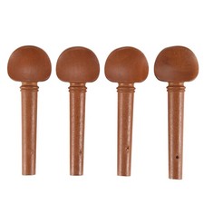 4Pcs 4/4 Size Fiddle Tuning Peg Set Jujube Wooden Replacement For 4/4 Size3783