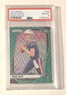 2024 Panini Prizm - Rookies Drake Maye #329 Green Wave Prizm (RC)