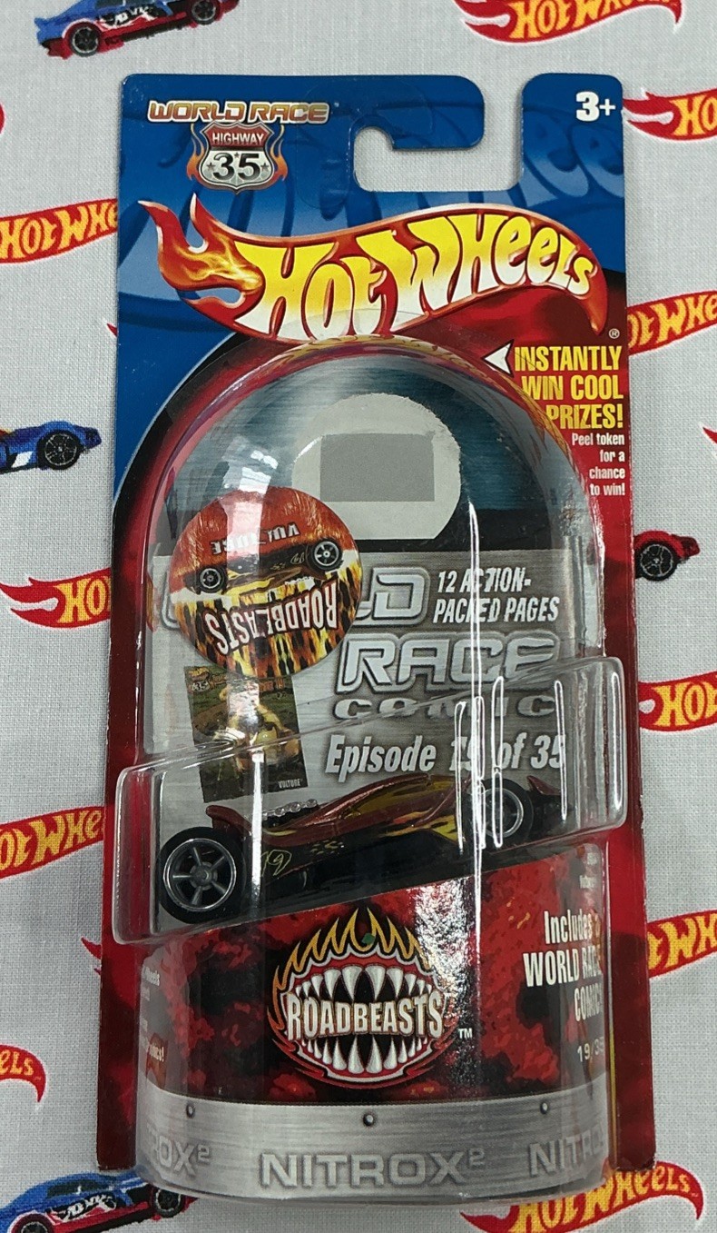 Hot Wheels (2002) Highway 35 World Race - VULTURE - Roadbeasts - SUPER RARE!!!