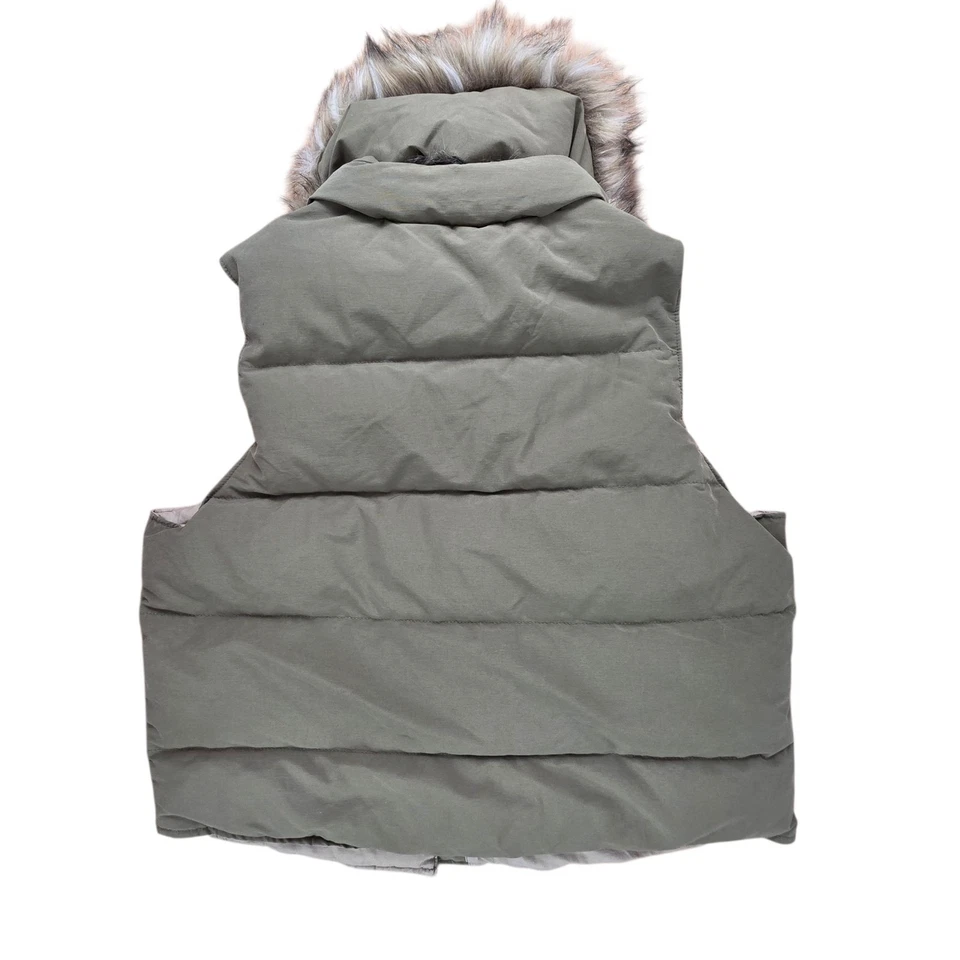 Denim & Supply Ralph Lauren Mujer XL Abajo Body Calentador Chaleco Puffer Verde De Colección Foto 2 de 4