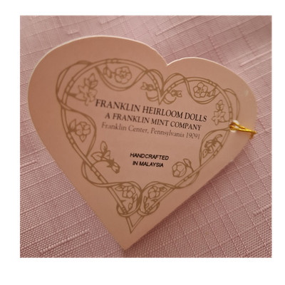 Franklin Mint Maryse Nicole Porzellanpuppe, handgefertigt, Originalverpackung