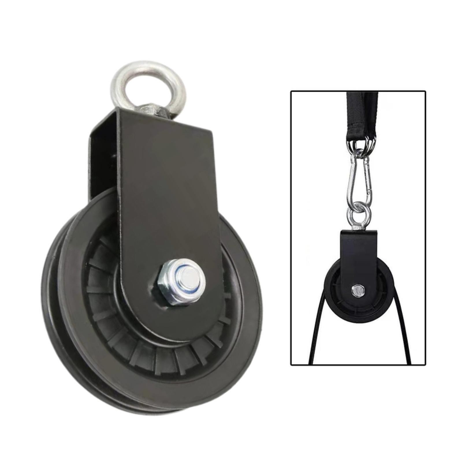 Cable Pulley Traction Wheel Sturdy Gym Equipment Practical Accessories for DIY