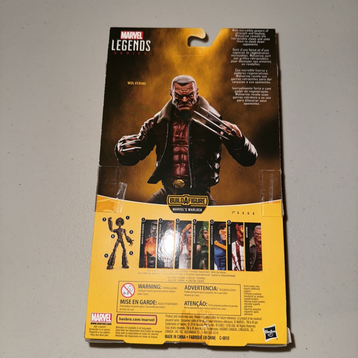 マーベルレジェンド オールドマンローガン Marvel Legends Wolverine (Old Man Logan) Warlock Build A
