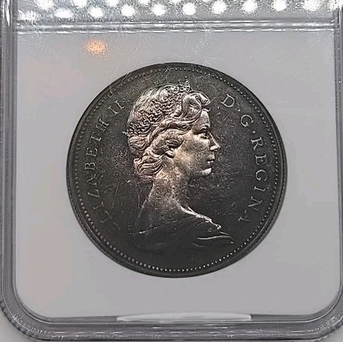 1967 Canada Silver Dollar Canadian Goose NGC PF64