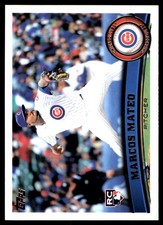Marcos Mateo 2011 Topps #431 Chicago Cubs MLB READ FREE SHIPPING AutographDen