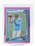 CAM WARD 2025 DONRUSS OPTIC PINK RATED ROOKIE #350 TITANS Q7060