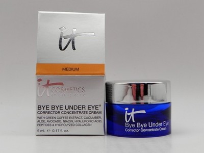 It Cosmetics Bye Bye Under Eye Corrector Concentrate Cream Medium 5ml New In Box