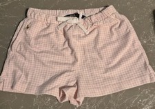 Polo Ralph Lauren Girl's Shorts Pony Logo Pink/white,Size 6X