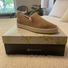 Birdies The Swift Tan Suede Sneakers Size 6.5 Women's Never Worn PLEASE READ
