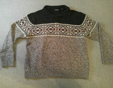 Chaps Ralph Lauren Men's Knit Mock Neck Sweater Size Large Vintage Rare