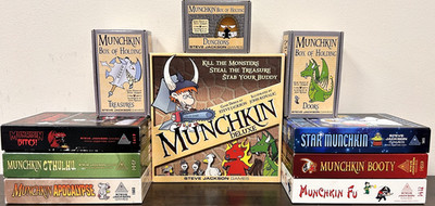 Steve Jackson Games - MEGA BUNDLE of Munchkin - 7 STANDALONES! MANY EXPANSIONS!