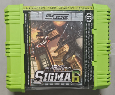 Hasbro GI JOE Sigma 6 Mission Manual Series 2-1/2 Tall Figure - UNSEEN ENEMY with SNAKE EYES, ZARTAN and HI-TECH with H.O.U.N.D. SENTRY