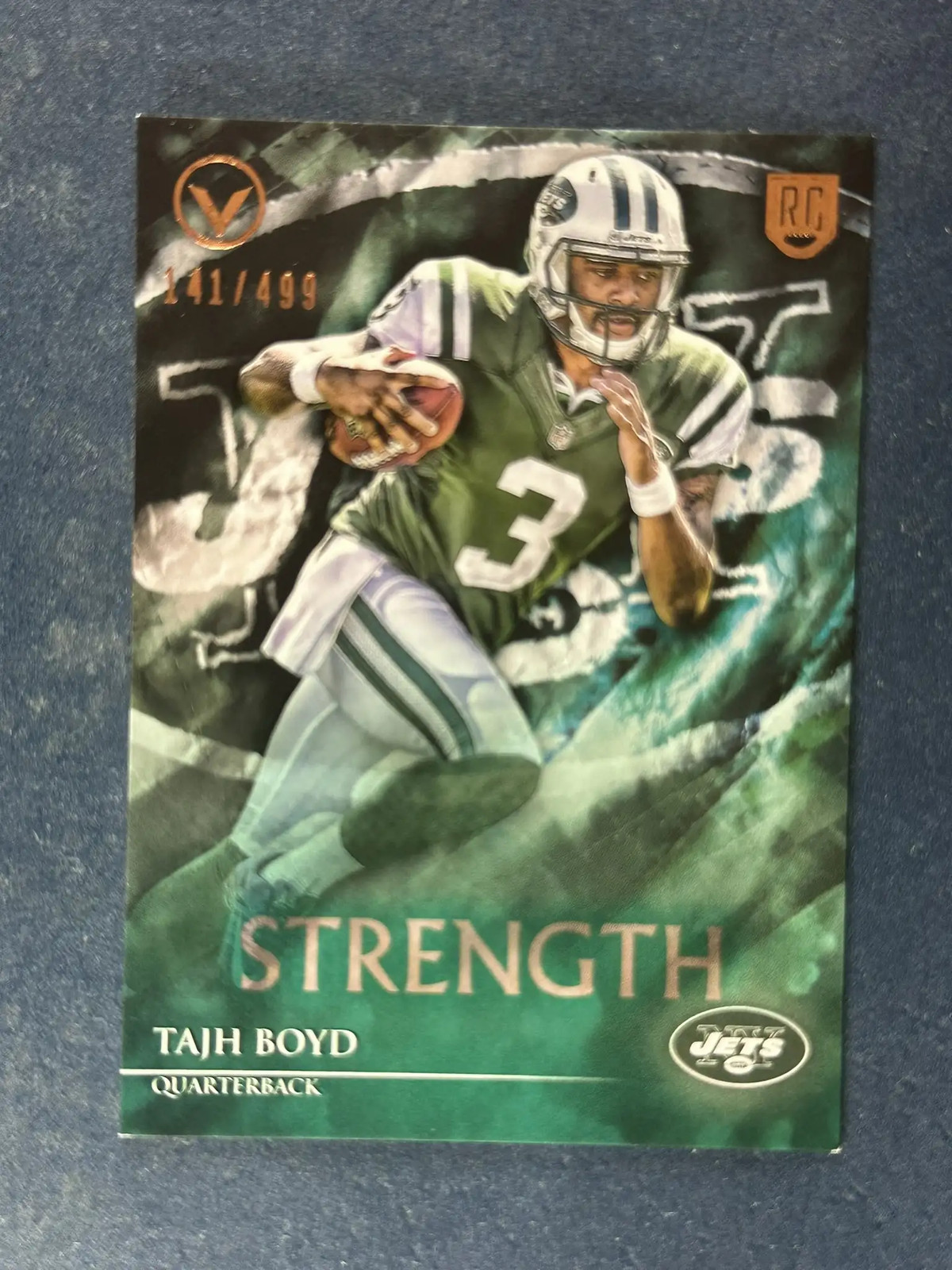 2014 Topps Valor Strength #14 Tajh Boyd New York Jets /499
