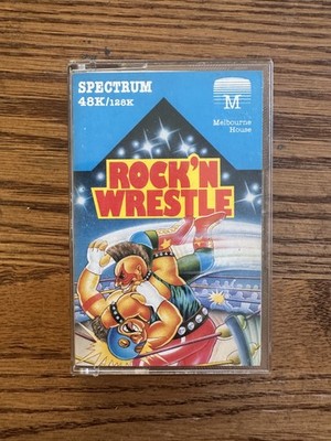 Rock 'N Wrestle Sinclair ZX Spectrum 48K/128K Cassette Game Melbourne House