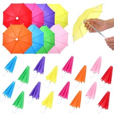 24 Pcs 10.8 Inch Multicolor Mini Umbrellas for Decorations Small Colorful Rai...