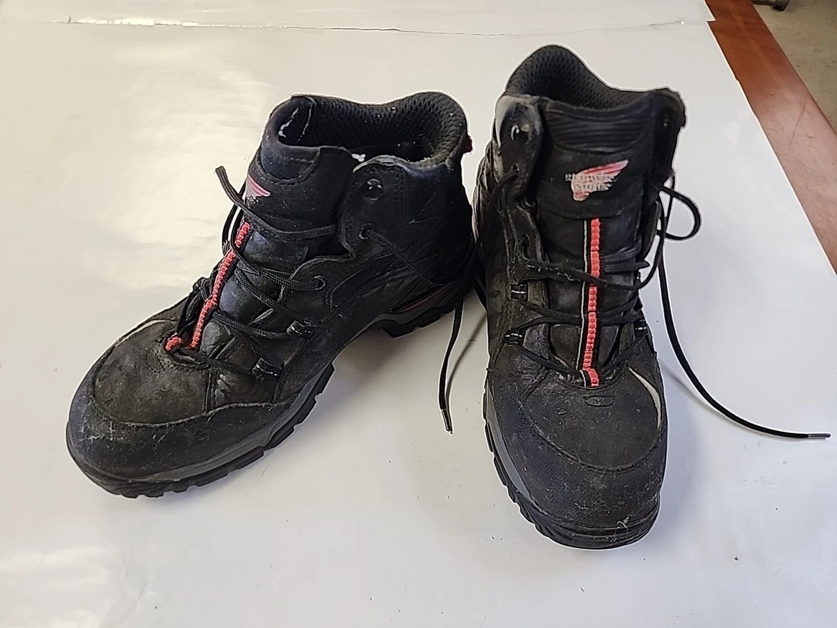 Red Wing Flexforce Men Size 7D Aluminum Safety Toe Hiker Boot Black 6671 Men main image 2